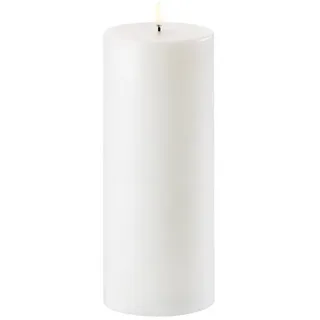 Piffany Uyuni LED Stumpenkerze 10,1 x 25 cm weiß
