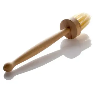 LARES Butterpinsel/Küchenpinsel - aus Buchenholz - ideal zum einfetten und glasieren - 22cm Länge - Made in Germany