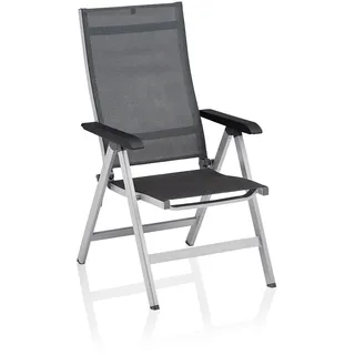 Kettler Basic Plus Premium Multipositionssessel 61 x 72 x 111 cm silber 1 St.