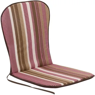PATIO Stuhlauflage Niedriglehner 74 x 38 cm Sam Monoblock Auflage Sitzkissen mit Schnüren Wendekissen