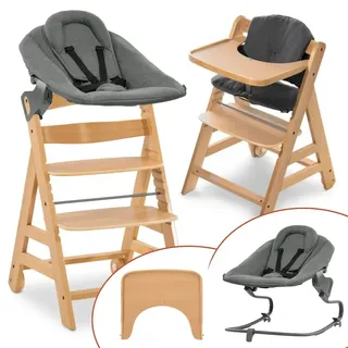 hauck Alpha Move Hochstuhl Newborn Set mit Premium Bouncer