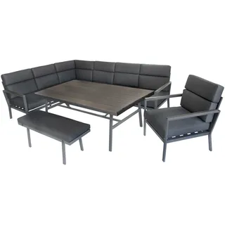 bellavista® Sorrent Ecklounge grau Aluminium