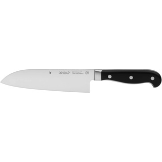 WMF Spitzenklasse Plus Santoku Messer 32 cm, Made in Germany, Messer geschmiedet, Performance Cut, Spezialklingenstahl, Klinge 18 cm