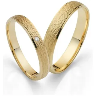 Firetti Trauring Schmuck Geschenk Gold 750 Hochzeit Ehering "LIEBE", Made in Germany, wahlweise mit oder ohne Brillant gelb|goldfarben 64