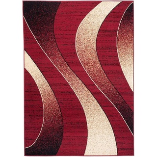 Teppich CHEAP_K857A_2, Mazovia, 200x300, Kurzflor, Modern, Geometrisch rot 200x300