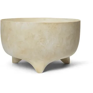 Ferm Living - Evoke Blumentopf small, Ø 44 x H 27 cm, warm sand