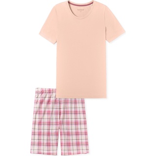 Schiesser, Damen, Pyjama, Comfort Essentials Schlafanzug, Orange, (36, S)