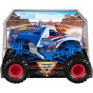 Monster Jam, offizielles Lucas Stabilizer Monster-Truck-Sammlerstück, Druckgussfahrzeug im Maßstab 1:24, Kinderspielzeug für Jungen und Mädchen ab 3 Jahren