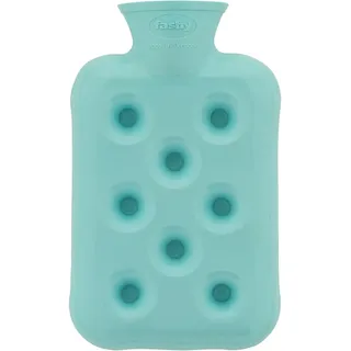 Fashy Mini Wärmflaschen Wabenform 0,5 L Grün/Türkis