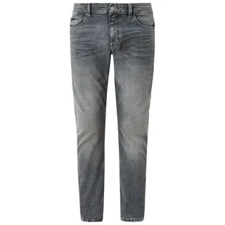 QS Slim-fit-Jeans RICK Jeans Rick / Slim Fit / Mid Rise / Slim Leg grau W33