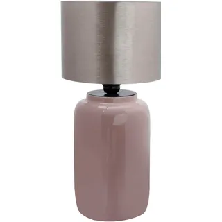 Tischleuchte KAYOOM "Art" Lampen Gr. Ø 21 cm Höhe: 43,5 cm, rosa (altrosa) Designlampe Tischlampen harmonisch, extravagant, luxuriös