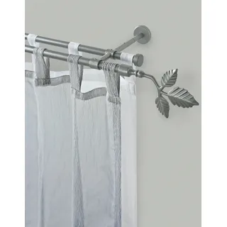 GARESA Vorhangstange Sheet 2-läufig Ø 16 mm 350 cm Silber