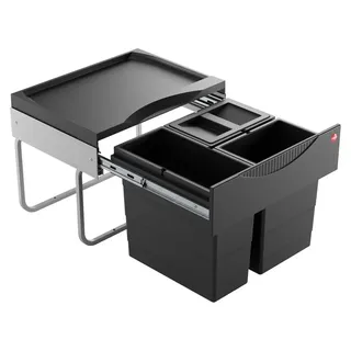 HAILO Abfalleimer 12 l Schwarz
