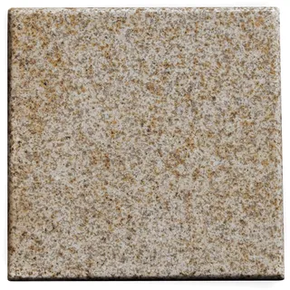 Yuchengstone Tischplatte, Arbeitsplatte Küchenplatte B40 x L40 x H4 cm, aus poliertem Granit, Unikat Handarbeit, 10 KG (Beige)