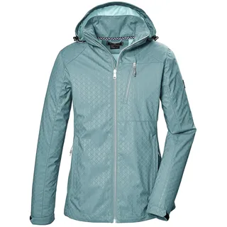 KILLTEC Damen Funktionsjacke KOS 121 WMN SFTSHLL JCKT GRPHI, Größe 48, in Grün Grün