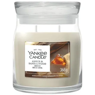 Yankee Candle Amber & Sandalwood Duftkerze 368 g gold