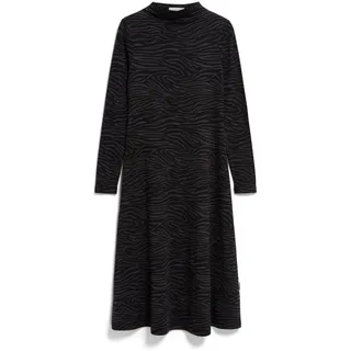 ARMEDANGELS Dailimaa Zebraraa Kleid Shirtkleid Schwarz S