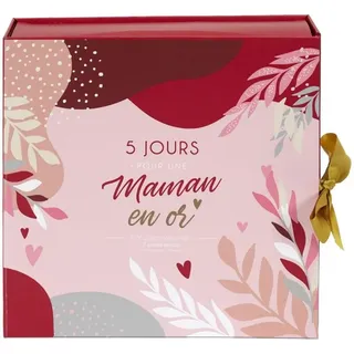 Mutter Adventskalender 5 rote Kerzen Home Deco Factory