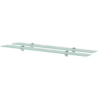 vidaXL Wandregal 100 x 20 cm Transparent