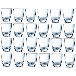Arcoroc Schnapsglas Arcoroc Gin/Shot Glas 35 ml 24er Set, Glas weiß