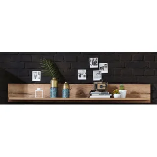Wohn-Concept Wandboard 155 x 20 x 25 cm Braun