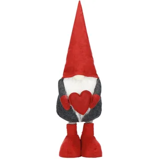 SPRINGOS Weihnachtswichtel max 84 cm rot