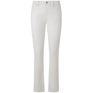 Slim-fit-Jeans PEPE JEANS "SLIM HW" Gr. 27, Länge 32, weiß (optic white) Damen Jeans Röhrenjeans