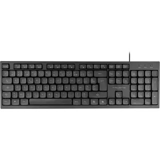 Tacens Anima AK02, Komplettes PC-Tastatur, Kompaktes Format, Leise Tasten mit niedrigem Profil, SmartKey Copilot AI, Windows|Linux|Mac |PS4|PS5|Xbox O - Schwarz