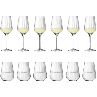 Ritzenhoff & Breker Ritzenhoff Weißwein- und Wasserglas-Set STERNSCHLIFF 12-teilig