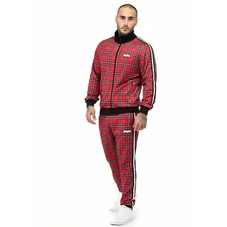 Lonsdale Royal Stewart Trainingsanzug Red/Black/White/Tartan XXL