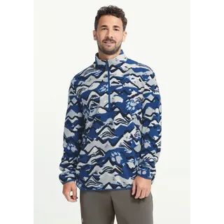 Jack Wolfskin PAW ERA 100 Print HZ Men Fleecepullover Half-Zip mit Print Herren S