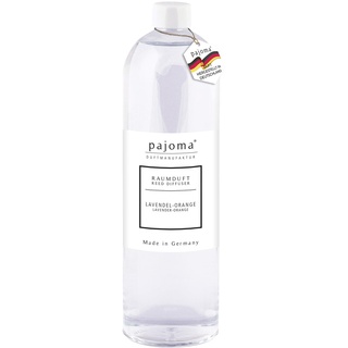 pajoma® Raumduft Nachfüllflasche 1000 ml, Lavendel-Orange | Nachfüller für Lufterfrischer | intensiver und hochwertiger Duft in Premium Qualität