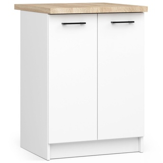 ADGO® Oliwia Küchenschrank mit Arbeitsplatte Küchenarbeitsplatte Arbeitplatte Standschrank Unterschrank Regalböden