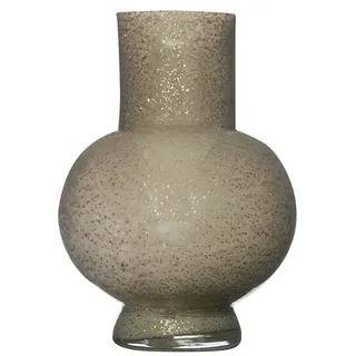 Vase Deborah  (Ø x H: 20 x 26 cm, Glas, Taupe)