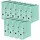 DIN A4 80 mm Minz-Grün 10 St.