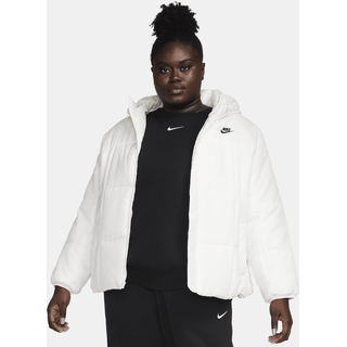 Nike Sportswear Essential Therma-FIT Puffer-Jacke für Damen (Übergröße) - Weiß, 1X