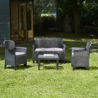 Dmora Ostuni Loungeset schwarz
