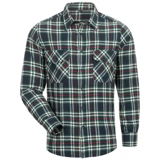 CRAFTLAND Flanell-Hemd Marine/Beige/Grün/Rot XL