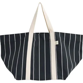 HAY Outdoor Market Picknicktasche gestreift, schwarz-beige