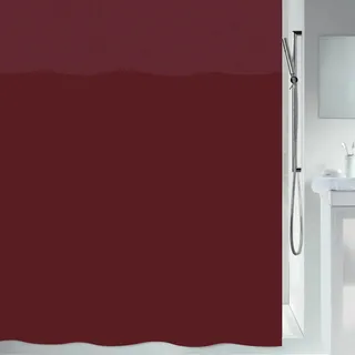 Spirella Duschvorhang Urbanko 180 cm x 180 cm Rot