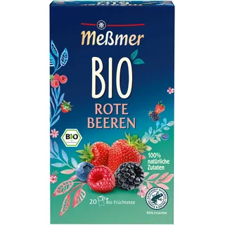 Meßmer Rote Beeren Früchtetee Teebeutel 20 x 1,5 g