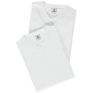 Lerros T-Shirt LERROS "V-Neck Doppelpack T-Shirt in Premium Baumwollqualität", Herren, Gr. 3XL, weiß, 100% Baumwolle, V-Ausschnitt, Shirts T-Shirt