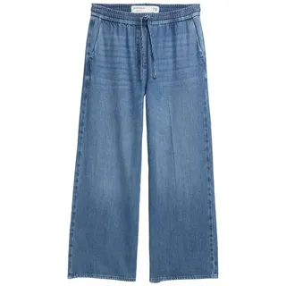 Tom Tailor Damen 1045733 Jeans Culotte, 10112-Clean Light Stone Blue Denim, 27W x 28L - 27W / 28L