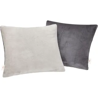 s.Oliver double soft Kissen 50 x 50 cm Grau