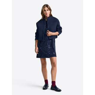 Rich & Royal Kleid blau / beere 42