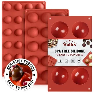 luxuskollektion Halbkugel Silikonformen Schokoladenformen 3er Set Dome Mousse Backform