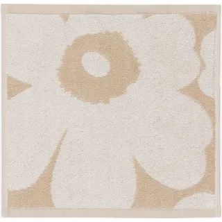 Seiftuch MARIMEKKO "UNIKKO", beige,weiß, B:30cm L:30cm, Frottee, Obermaterial: 100% Baumwolle, Handtücher, 100% Baumwolle, angenehm weich, 30 x 30 cm