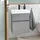 Waschbeckenunterschrank 46 x 55 cm Glossy Grey