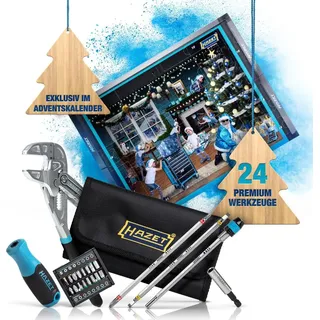 HAZET Adventskalender: 24-teiliges Premium Werkzeug-Set für Handwerker