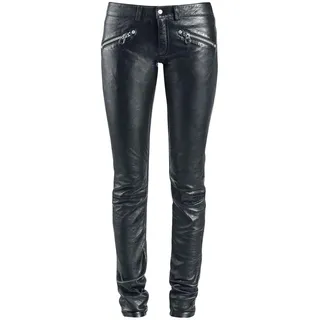 Gipsy ZipaTrouser SNVV Frauen Lederhose schwarz Basics - XXL